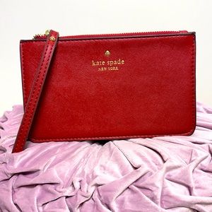 Kate spade Maroon wristlet